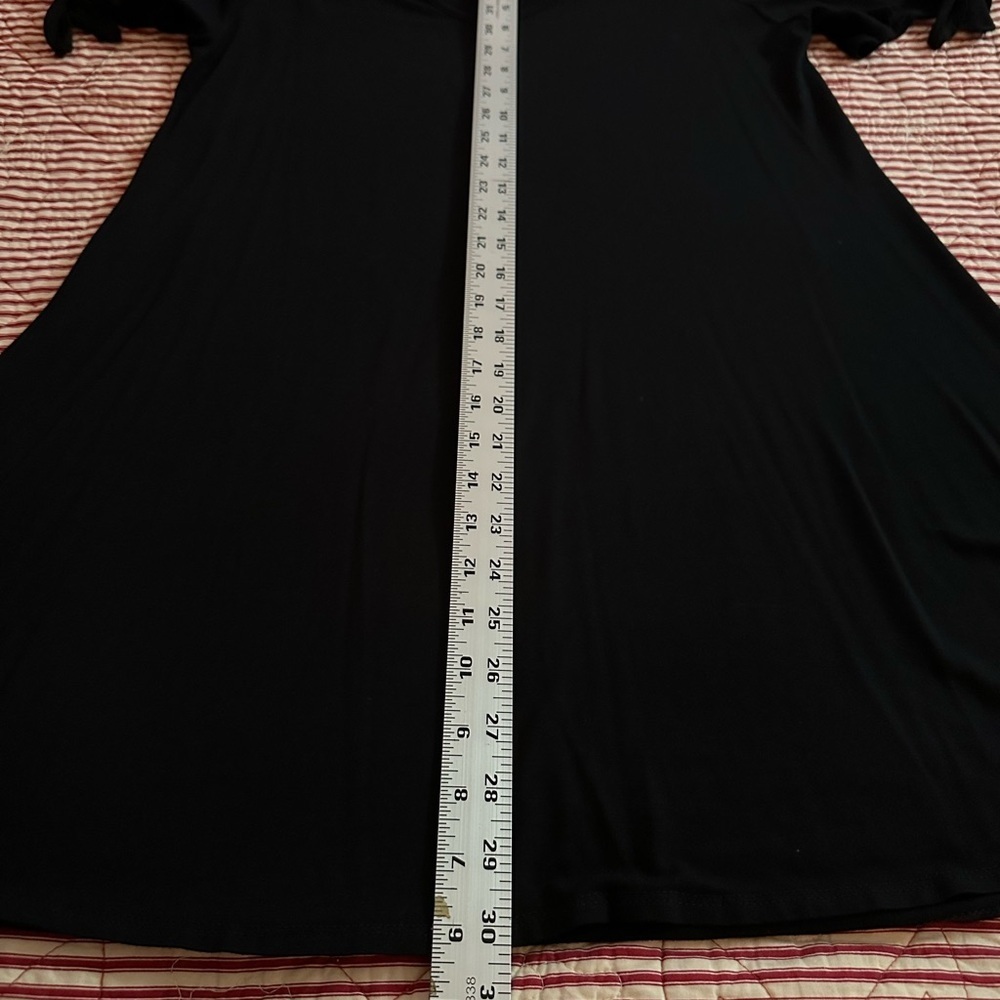 Green Envelope Classic Black Mini Dress - Picture 7 of 8